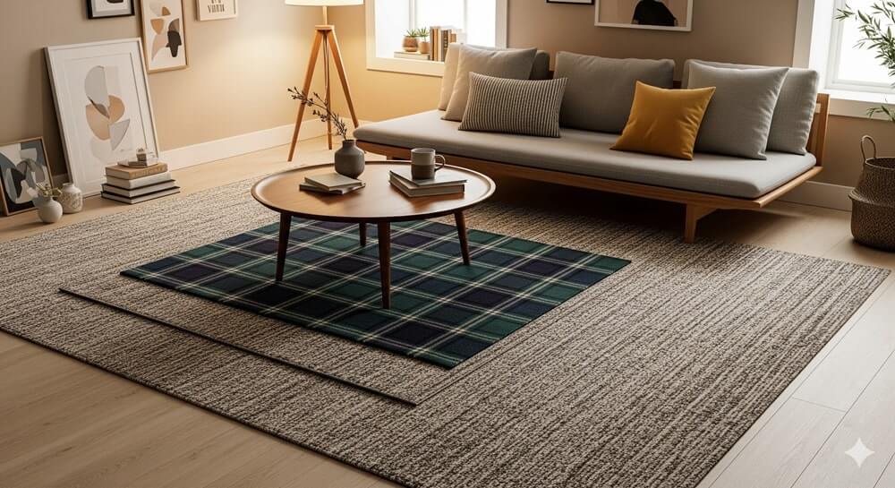 Layer Rugs for Warmth