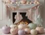 Pinkoween pastel Halloween decor with soft colors and stylish spooky accents
